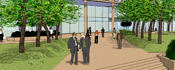Jacob's HQ at Winnersh Triangle - Extensive gardens and elevated 'podium' landscape design