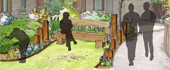 Therapy garden for the Mental Health Wing of Calderdale Hospital